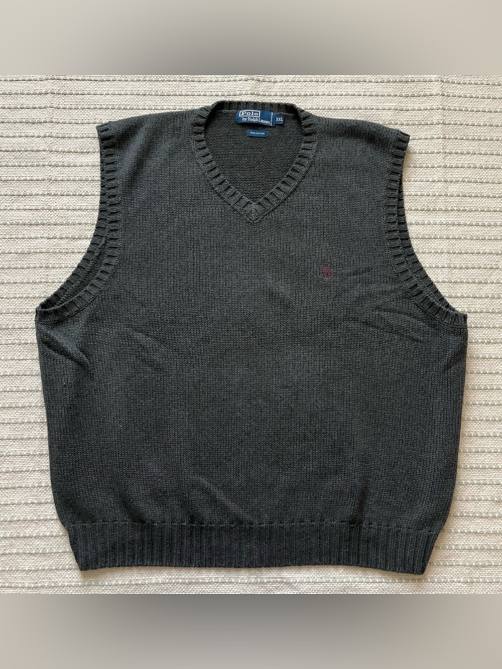 Vintage y2k Polo Ralph Lauren knit cotton sweater vest